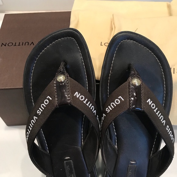 Louis Vuitton Brown Sandals size 36 - Picture 3 of 8